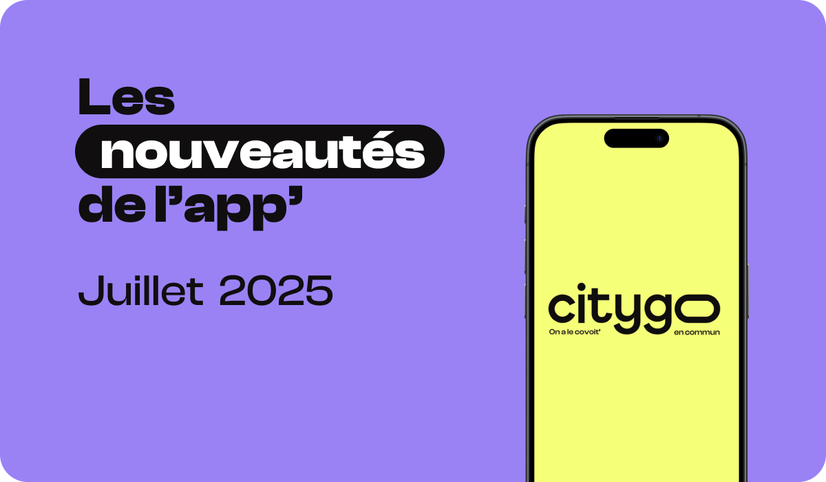 Bannière nouveautés de l'app - Juillet