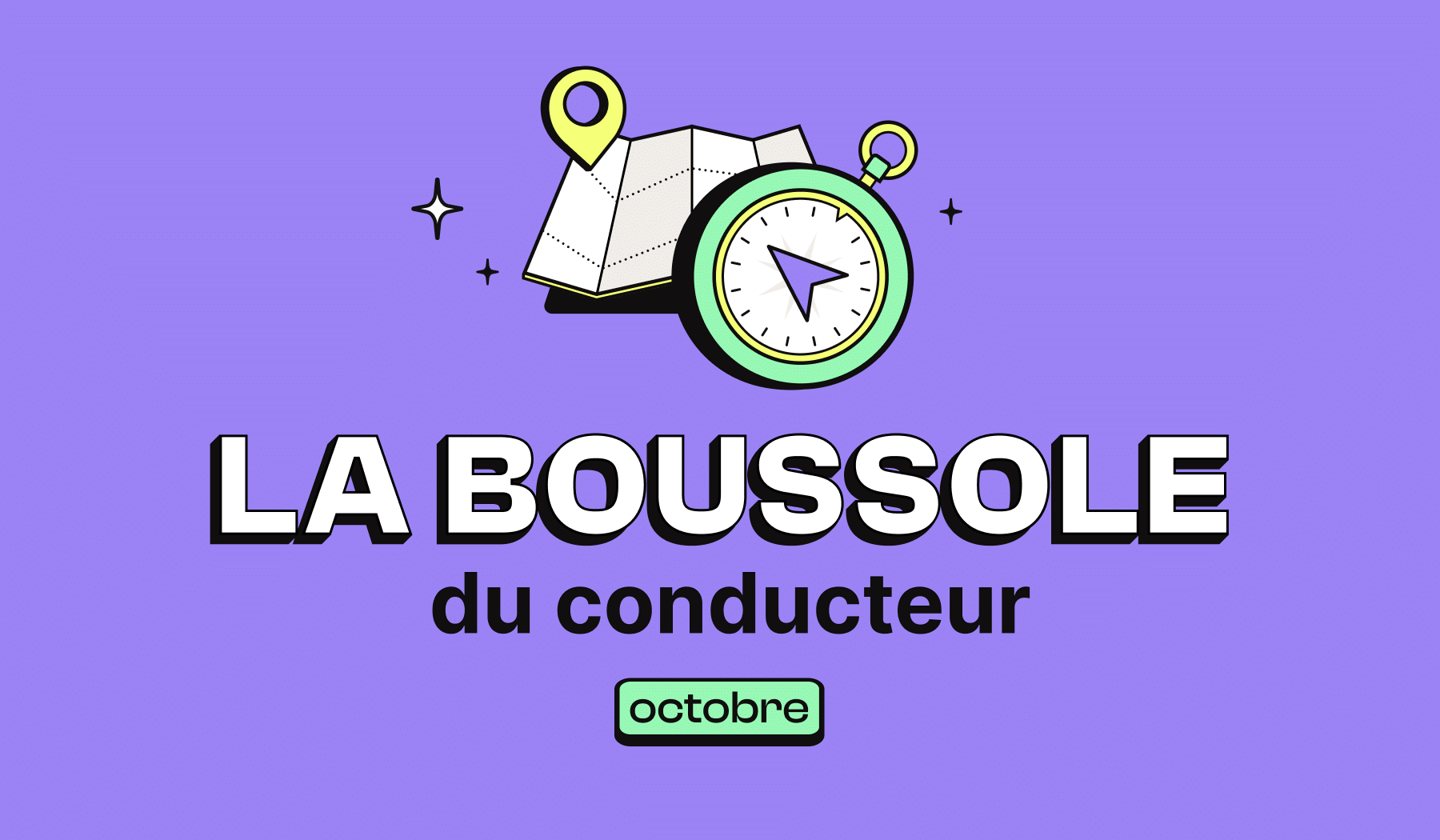 Conducteur - Bannière boussole - Aout